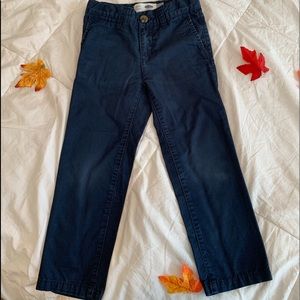 Old Navy Boys Navy Straight Leg Khakis Size 4T